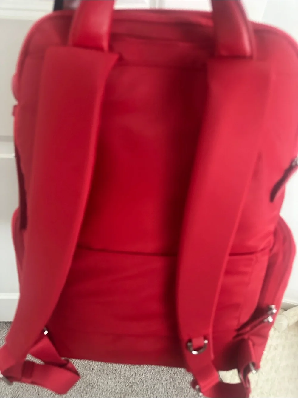 TUMI Red Voyager Backpack - Sleek Everyday Carry
